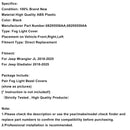 2018–2025 Jeep Wrangler JL Gladiator Paar Nebelscheinwerfer-Blendenverkleidung 68295558AA