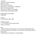 2007–2009 Audi Q7 Přední pravý nárazník mřížka mlhových světel Grill 4L0807682