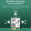 AX210-Modul Bluetooth 5374Mbps High-Speed-Gigabit-Netzwerkkarte Unterstützt WIFI6