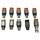 2014 en adelante para Fiat 500X 9 velocidades FWD L4 1.4L 10 piezas 9HP48 Kit de válvula solenoide de transmisión automática 948TE