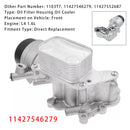 2008–2011 Mini Cooper R55 L4 1.6L Benzin Wagon Motorölkühler Ölfilter Montage 11427546279 11427552687