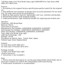 2010-2012 Seat Leon 1P Facelift LED bakhöjd tredje bromsljus 6J0945097A