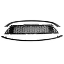 2007–2013 Mini R56 Cooper S &amp; JCW 3-Türer Schr?gheck 3-teilig Glanzschwarz Frontgrill