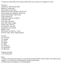 Carburador 600 CFM 4150 4 Barril BR-67270 para Corvette para Dodge para Ford