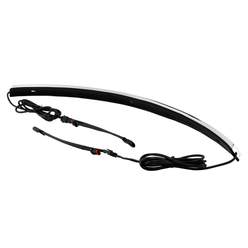 2014+Touring Electra Glide Street Glide Ultra Limited LED Lauf Blinker Licht Windschutzscheibe Trim