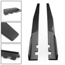 Par 120 cm Carbon Fiber Sideskørter Rocker Splitters Diffuser Winglet Wings