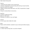 2015-2020 Suzuki GSX-S 1000 GSX S1000 Seitenrahmen Verkleidung Kühler