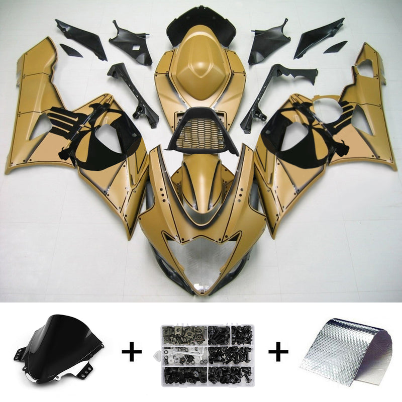 2005-2006 Suzuki GSXR1000 K5 Injektionsabzugs Kit Körperwerk Kunststoff ABS