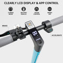 8,5" zusammenklappbarer Elektroroller mit App, 350 W, 35 km Reichweite, 30 km/h, Pendeln in der Stadt, Gelb