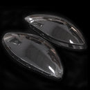 2017–2020 Porsche Panamera 2 Stück Frontscheinwerfer Objektiv Abdeckung Shell klar