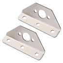 Peterbilt 379 388 389 2 PCS Scheibenwischer Reparatur Edelstahl Halterungen