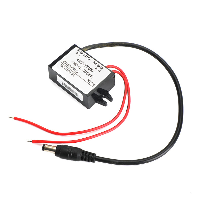 Fuente de alimentación reductora AC10-28V a DC12V 5A convertidor reductor fuente de alimentación USB