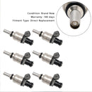 6 STÜCKE Kraftstoffinjektor 13537546244 Passend für BMW 325xi 325i 320i 325Ci 525i 2001-2005