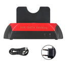 USB 2.0 to IDE/SATA External Hard Drive Dockingstation 2 Bay 2.5" 3.5" HDD EU