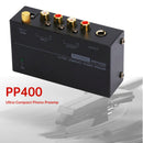 PP400 Ultrakompakter Phono-Vorverstärker mit RCA- und TRS-Anschluss (6,35 mm)