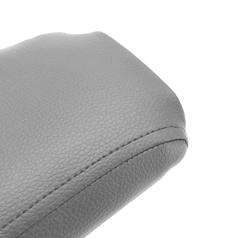 Grauer Leder-Armlehnendeckel für die Mittelkonsole für BMW E90 E91 E92 E93 51169134486