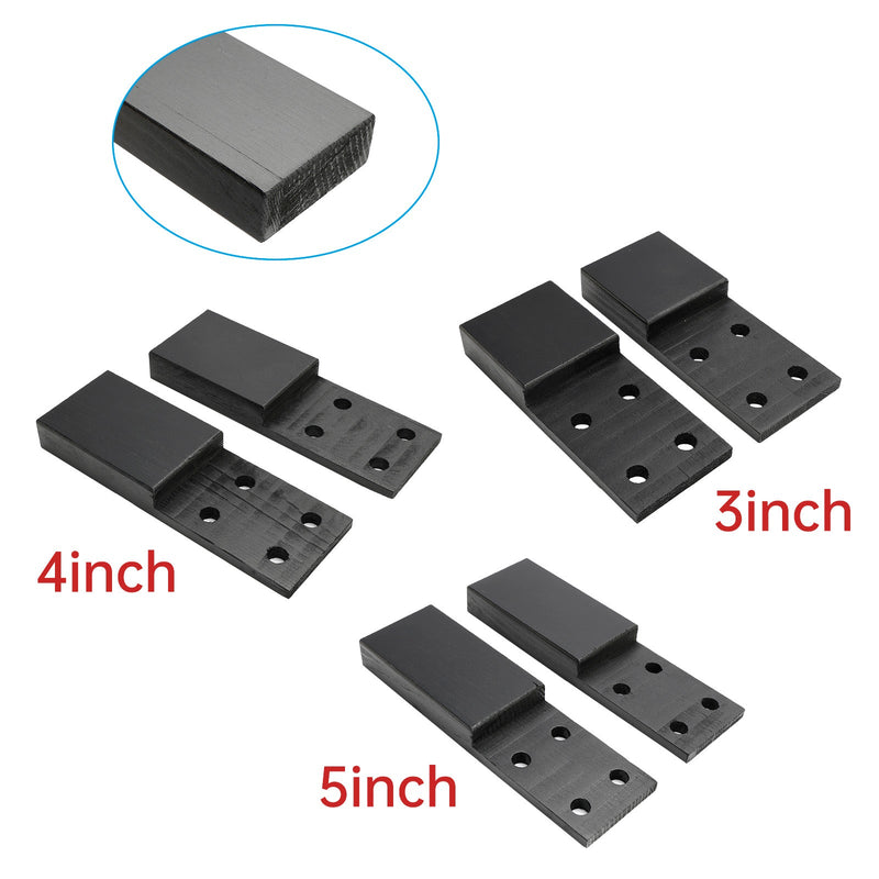 Ersatzbeine für Bettrahmen, 2er-Set, 3/4/5 Zoll