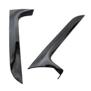 2012–2018 Audi A6 C7 Allroad Avant schwarz glänzend Paar Heckscheibe Seitenflügel Spoiler