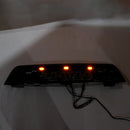 Frontstoßstangengrill in Mattschwarz, passend für Toyota Sequoia 2005-2007 mit LED-Beleuchtung