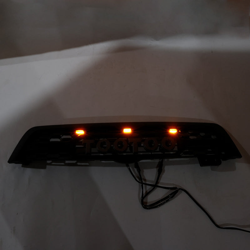 Frontstoßstangengrill in Mattschwarz, passend für Toyota Sequoia 2005-2007 mit LED-Beleuchtung