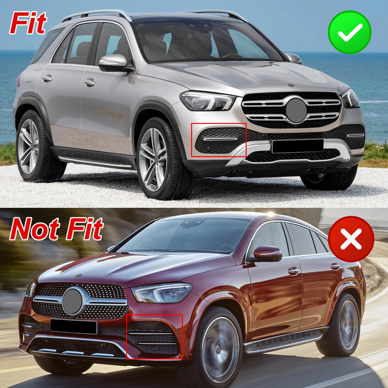 Jäähdyttimen säleikkö etupuskurille, sopii Mercedes Benz GLE-luokkaan W167 GLE350 2020-2022