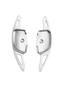 Patilhas de mudança de volante para Hyundai Ioniq 5 2021-23, alumínio prata