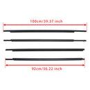 2004–2009 Toyota Prius 4 Stück Tür Glas Gürtel äußere Form Dichtungsstreifen