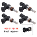 Pakke med 4 injektorer til VW Golf, Audi A3, A4, Q3, Q5, Tiguan, Octavia 0280158448