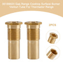 00189023 Venturi-Rohr für Gaskochfeld-Oberflächenbrenner für Thermador-Herde, 2 Stück