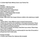 1tlg Militär 1mw 532nm Grün Laserpointer Beam Light Lazer