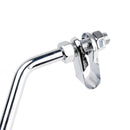 Paar universelle Motorrad-Klemmspiegel, 4 Zoll, verchromt, rund, für 7/8 Zoll Lenker