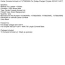 2011–2017 Dodge Charger Chrysler 300 Mittelkonsole Armlehne Deckel 1VT06DX9AI