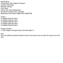 2 Stück elektrische Heckklappendämpfer 905603FY0A passend für Infiniti EX35 FX35 FX50 QX70