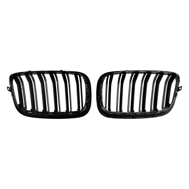 Sport radiatorgrill dobbel stang ytelse glans egnet for BMW X5 E70 X6 E71