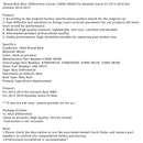 2013–2016 Hyundai Santa Fe hinten, brandneuer Differentialträger hinten, 53000–3B500