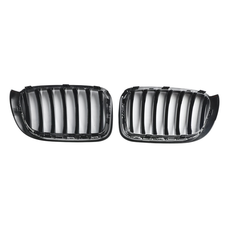 Glanset svart frontstøtfanger nyregrill for BMW X3 X4 F25 F26 2014-2017