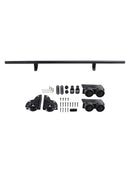 Rolling Library Sliding Ladder Hardware Kit med broms 3,3 ft rund rör