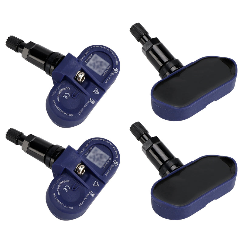 2021-2024 Tesla Modell 3 / S / X / Y 4-teiliger Bluetooth-TPMS-Reifendrucksensor