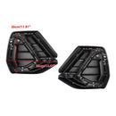 2019–2022 Audi Q3 S-Line 2 Stück glänzend schwarz Frontstoßstangen-Kühlergrillabdeckung