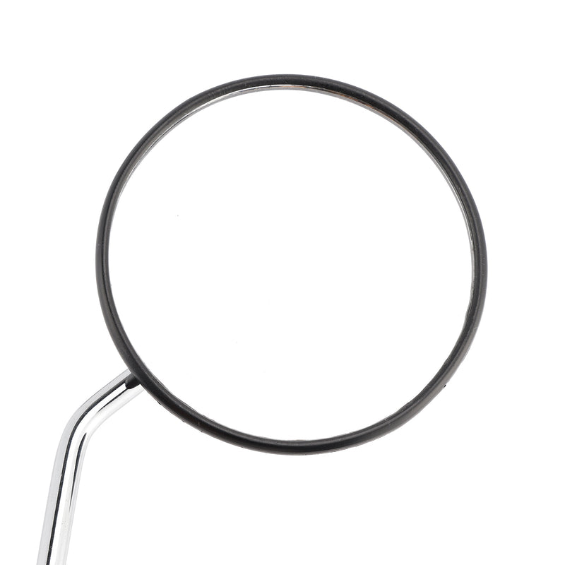 Runder schwarzer Spiegel mit Chromarm, 8 mm, für Honda NA/NC/NN/NQ/NX/PA/SE/TG50 C70