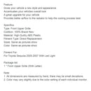 Frontstoßstangengrill in Mattschwarz, passend für Toyota Sequoia 2005-2007 mit LED-Beleuchtung