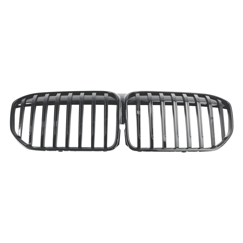 Rejilla de radiador de listón único BMW Serie 7 G11 G12 2019-2022, negro brillante