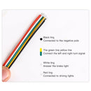 Car Truck LED TailLight Strip Turn Signal Lamp Flowing Dynamic Three row 1.2 meters