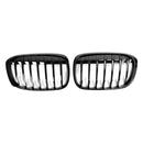 2016–2018 BMW X1 F48 F49 glänzend schwarzer Front-Nierengrill, 2 Stück