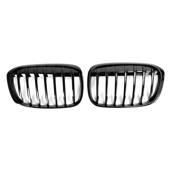 2016-2018 BMW X1 F48 F49 Gloss Black Front Nyre Grill sett med 2