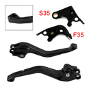 Nyt kort koblings- og bremsegreb, der passer til Suzuki GSXR600 (06-10) og GSXR1000 (05-06), sort