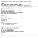 1983-1990 Land Rover Defender 90/110 getönte LED-Tagfahrlicht-Set für tagsüber, Nebelschlussleuchten, 10 Stück