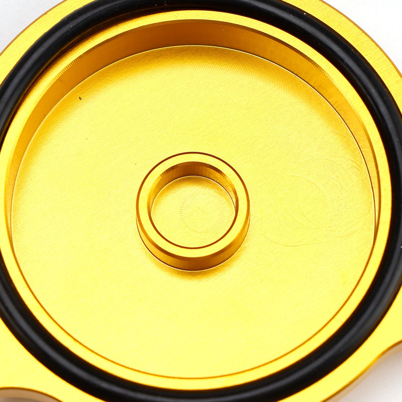 CNC Gold Ölfilterabdeckung Für Suzuki Burgmann UH 125 150 200 DR-Z 400 ES SM