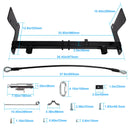 BX1139 Anhängerkupplungs-Grundplatte für Jeep Wrangler JL JLU (alle Modelle, Baujahre 2018–2025)