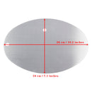 DIY Universal Motorcykel registreringsskylt Aluminium Anpassad oval registreringsskylt